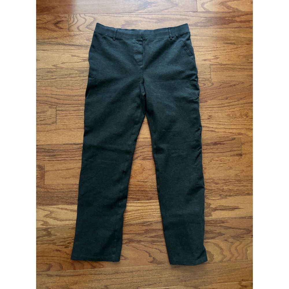 Quince Gray Straight Leg Ankle Pants Size Medium